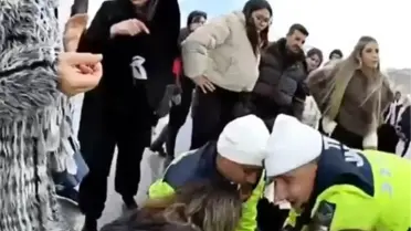 Erciyes Kayak Merkezi'nde Şeker Hastası Sürücüye Jandarma İlk Yardım Uyguladı