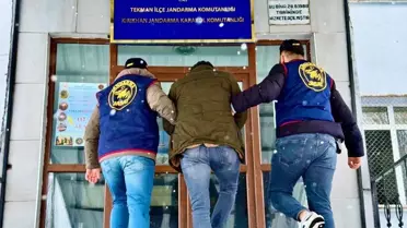 Tekman’da 13 Yıl Hapis Cezalı Firari Hükümlü Operasyonla Yakalandı