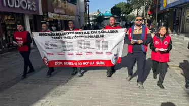 Karşıyaka’da Kent A.Ş. İşçileri Maaş İhmaline Karşı Sokaklarda