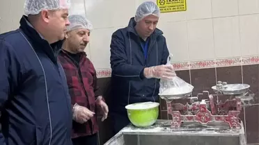 Denetim yapılan gıda işletmesi iç mekanı