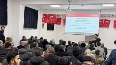 Sason’da Kırsal Kalkınma ve Sulama Projeleri Muhtar ve Çiftçilere Tanıtıldı