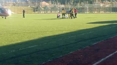 80 Yaşındaki Yaşar Harmancı, Kalp Krizini Hava Ambulansıyla Konya'ya Nakledildi