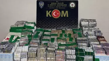 Şırnak'ta Kaçakçılık Operasyonu: 4 Şüpheli Tutuklandı, Yüzlerce Kaçak Mal Ele Geçirildi