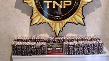 Tokat'ta Büyük Operasyon: 55 Bin 440 Sentetik Ecza Ele Geçirildi