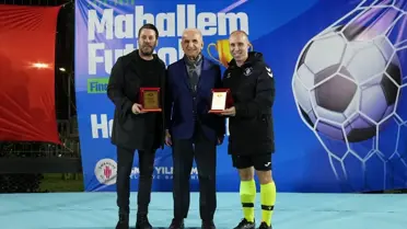 Final maçından aksiyon fotoğrafı