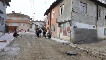 Vezirköprü Taşkale Mahallesi'nde Baskı Beton Yol Projesi Başladı