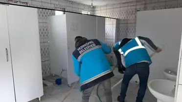 Vezirköprü’de Ramazan Öncesi Camilerde Derin Temizlik Çalışmaları