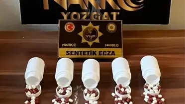Yozgat’ta Büyük Uyuşturucu Operasyonu: 2 Şüpheli Gözaltında, 221 Sentetik Hap Ele Geçirildi