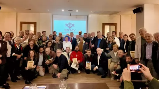 STS Bodrum'un Restorasyonunda Emek Sahiplerine Plaket Takdimi