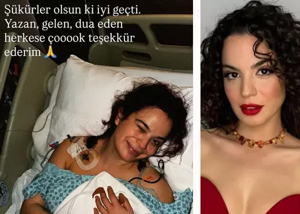 Aslı Bekiroğlu'nun tedavi ekibiyle birlikte