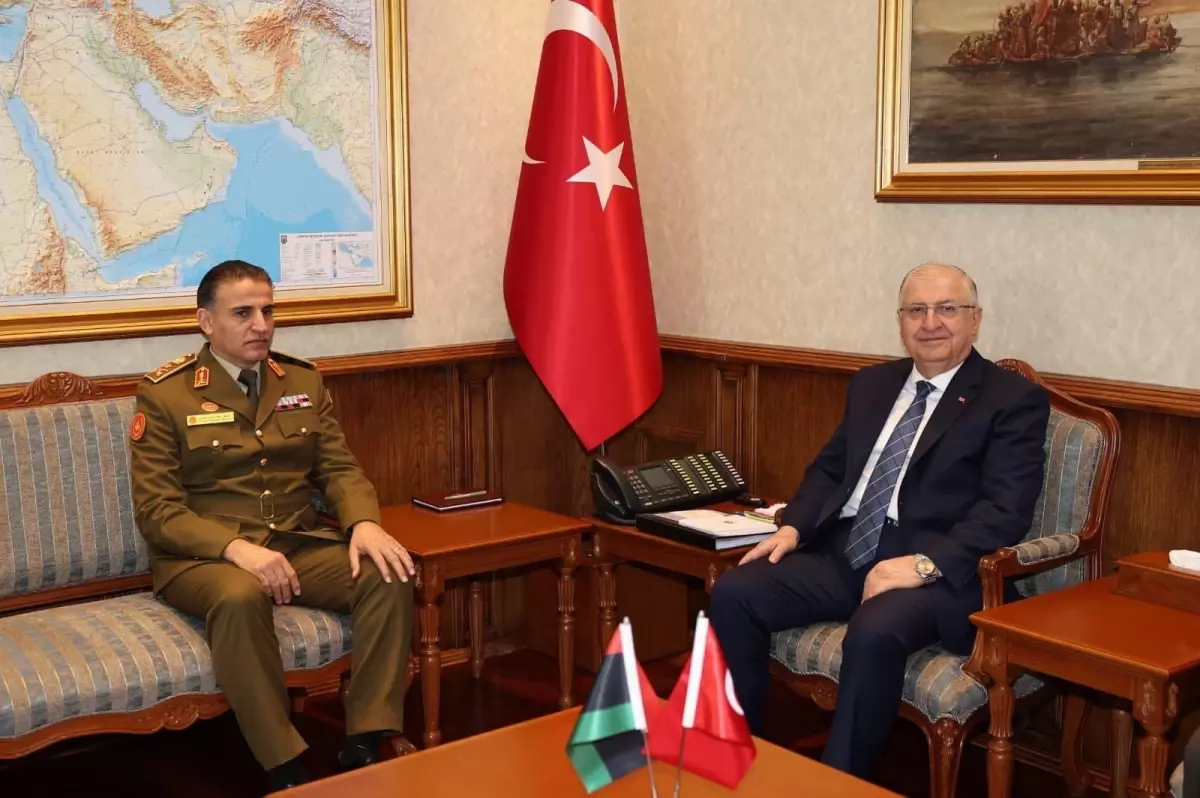 Libya Genelkurmay Başkan Vekili Ankara’da Savunma Bakanı Güler ile Görüştü