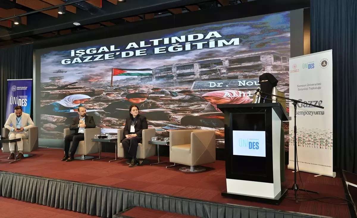 Samsun Üniversitesi'nde Gazze Sempozyumu: İnsanî Krizin Sosyal Boyutları Masaya Geldi