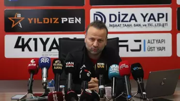 Vanspor antrenman sahasında teknik direktör