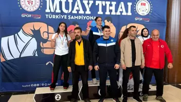 Manisa Üniversitelerarası Muaythai Şampiyonası'nda 1 Gümüş ve 2 Bronz Madalya