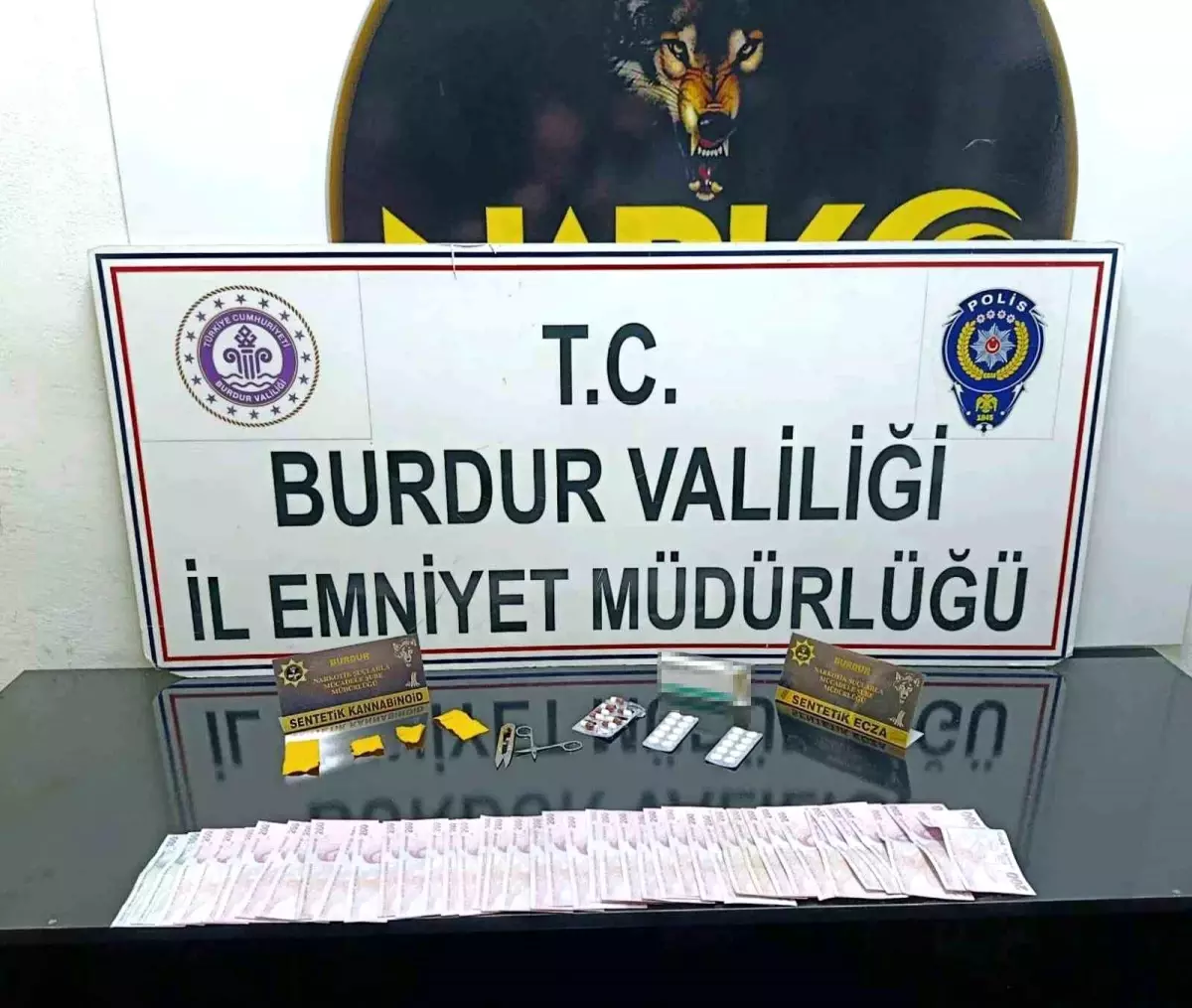 Burdur'da uyuşturucu operasyonu