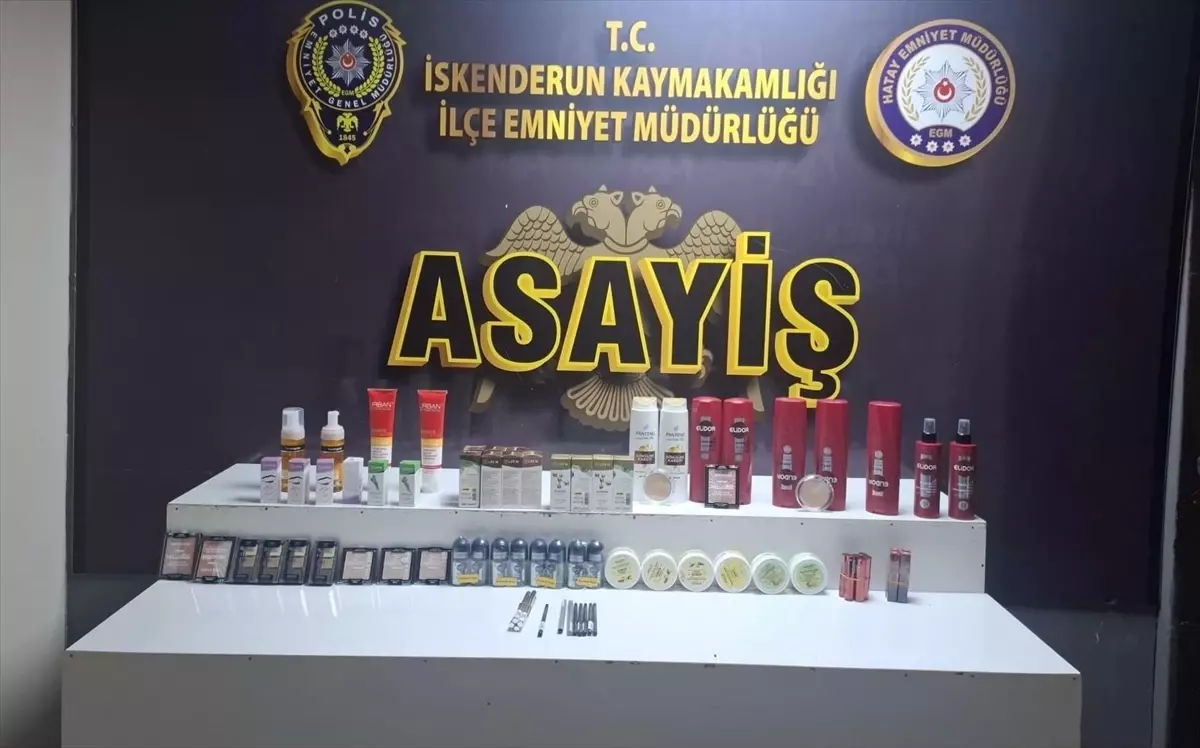 İskenderun’da kozmetik ürün çalınması