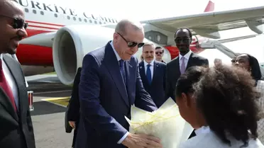 Erdoğan, Addis Ababa'da Resmi Ziyaretini Başlattı