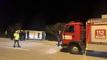 Kahramanmaraş'ta Minibüs Kazası: 11 Kişi Hastaneye Sevk Edildi