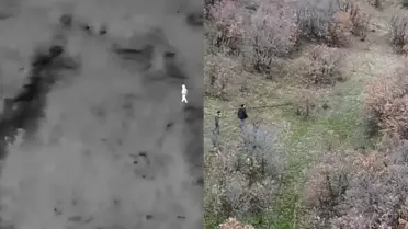 Uşak'ta Termal Drone ile Yasa Dışı Avcılık Yapan İki Şahıs Tutuklandı