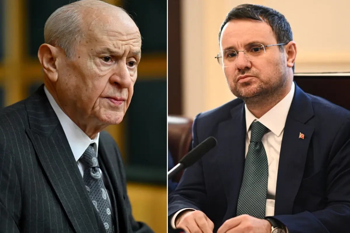 Akın Gürlek ve Devlet Bahçeli'nin grup toplantısı