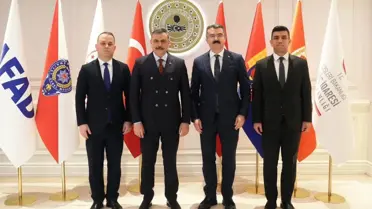 İçişleri Bakanı Mustafa Çiftçi'ye Ankara’da Övgü Dolu Tebrik Ziyareti