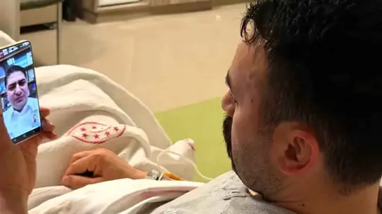 MHP'li İsmail Özdemir, Kayseri'de Yaralı Polise Moral Desteği Verdi