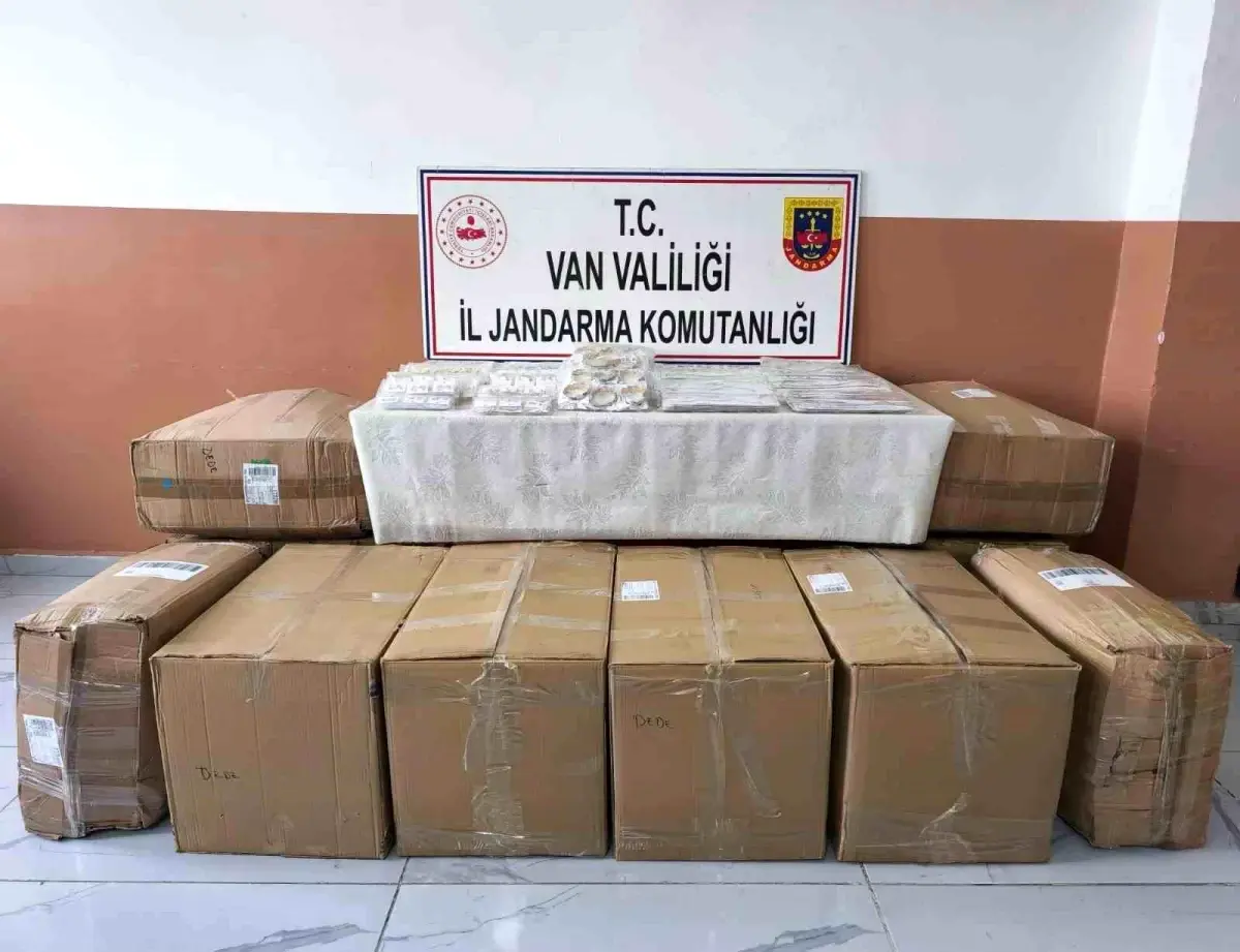 Van’da Jandarma Operasyonu: 4,29 Milyon TL Değerindeki Kaçak Bijuteri Malzemesi Ele Geçirildi