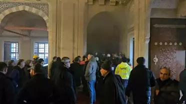 Selimiye Camii'nin açılış töreni ve yangın sonrası görüntüsü