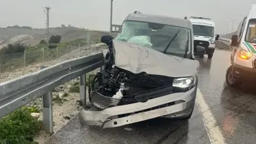 Kaza anındaki tır ve ticari araç