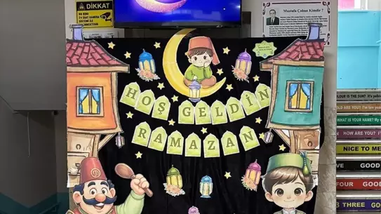 Ramazan temalı okul etkinliği fotoğrafı