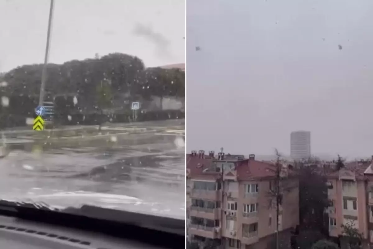 İstanbul’da karla kaplı sokaklar