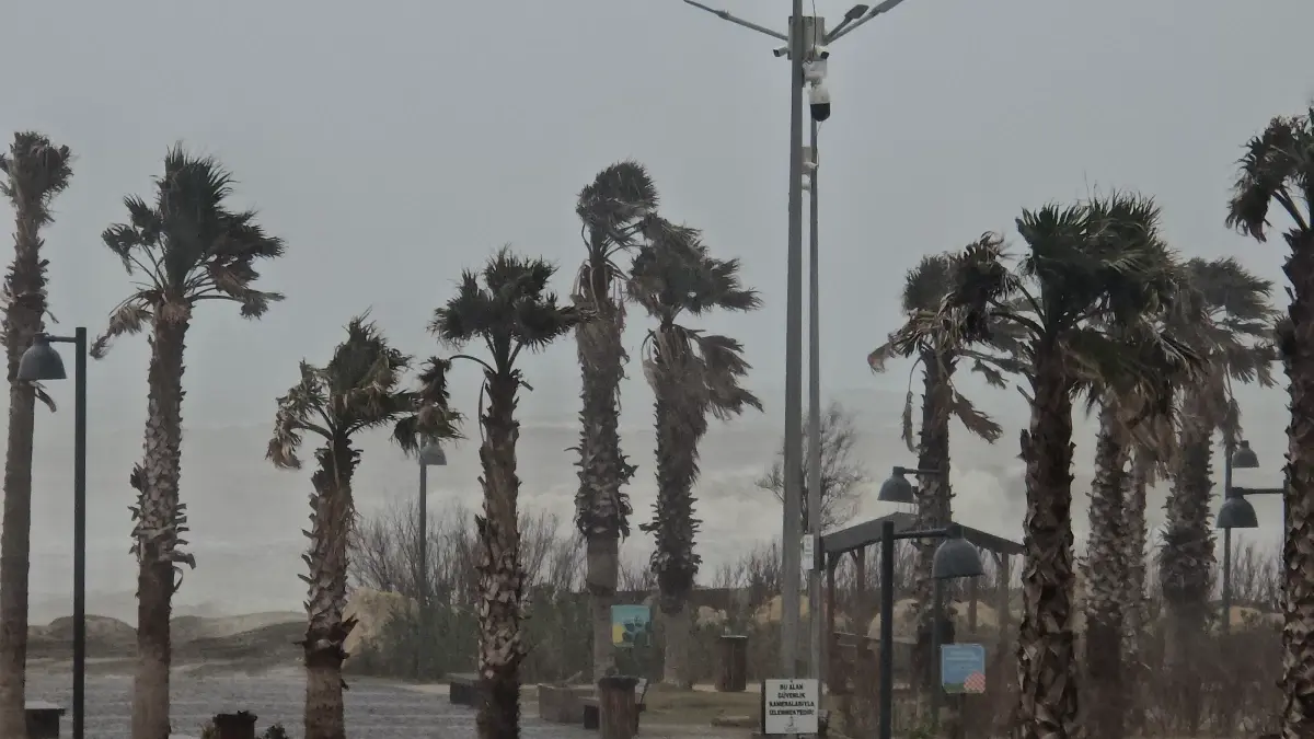 Samandağ’da Şiddetli Fırtına ve Dev Dalgalar İş Yerlerini Sarstı