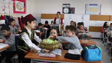 Erzurum’da ilkokul öğrencileri Ramazan coşkusu