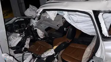 Kazada hasar gören otomobil