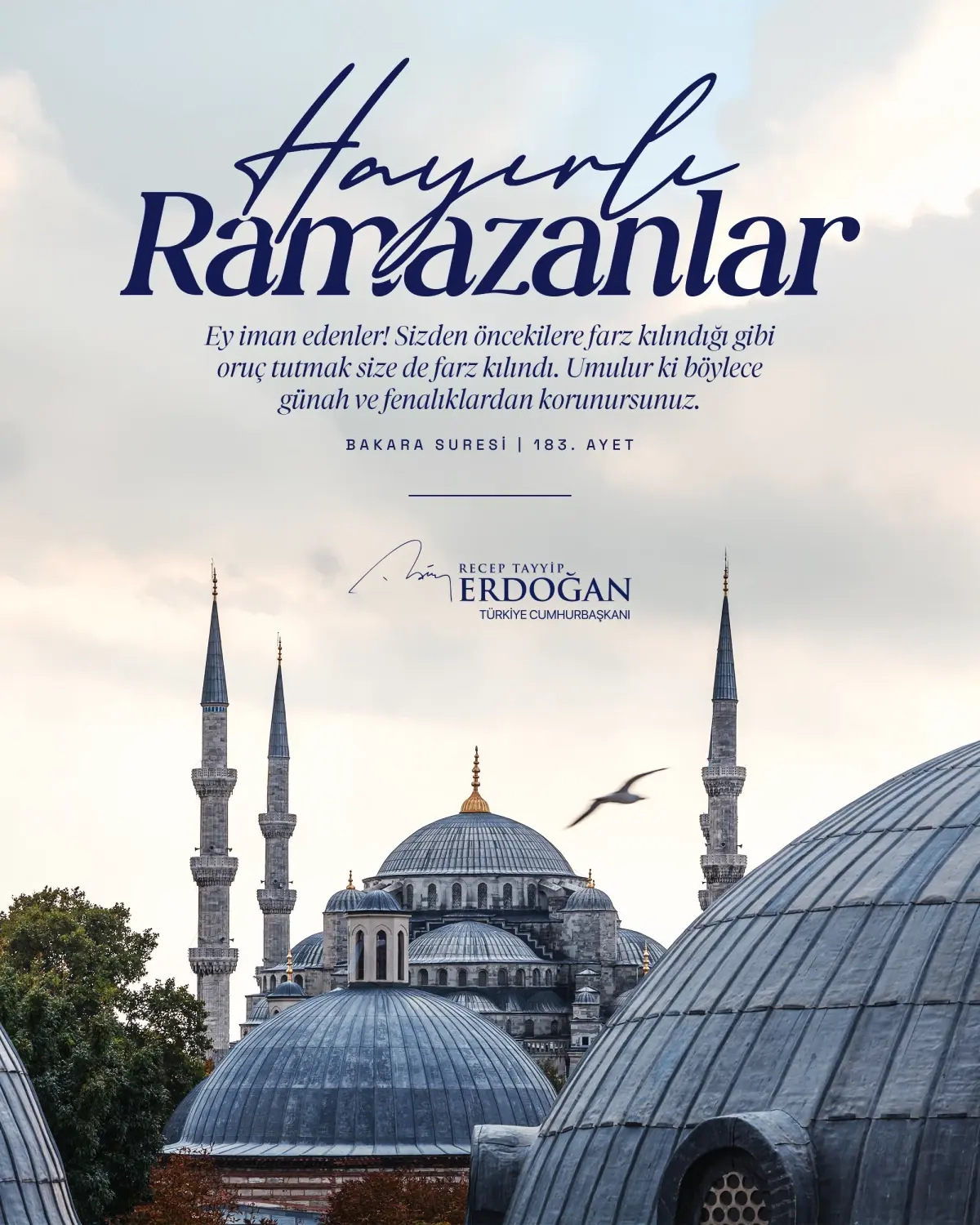 Cumhurbaşkanı Erdoğan'dan Ramazan-ı Şerif'e Özel Mesaj