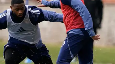 Kayserispor antrenman sahasından bir kare