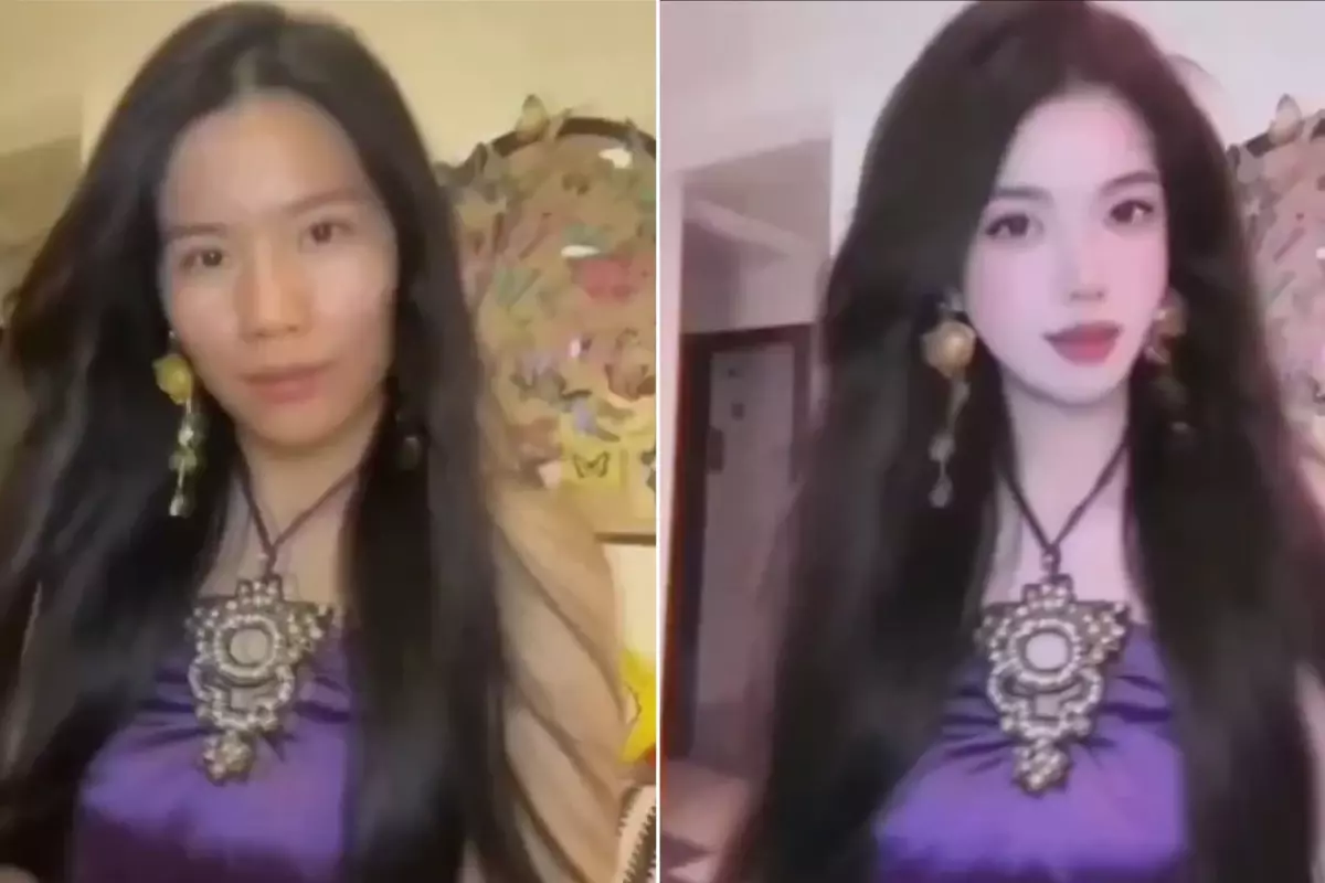 Canlı yayında güzellik filtresi kapanışı