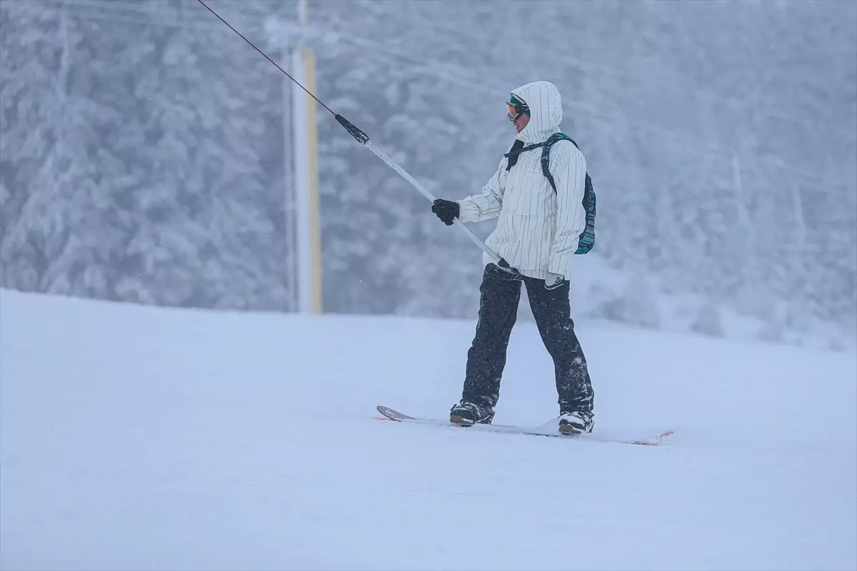 Uludağ kar manzarası
