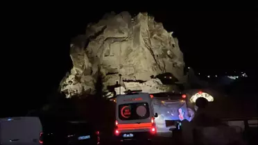 Uçhisar Kalesi'nde Yabancı Turistlerin İlk Yardımıyla Yerli Turist Hayata Döndü