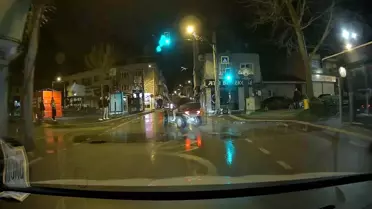 Bursa'da ATV Drift Yaparken Trafiği Tehlikeye Atan Kaza Şoku