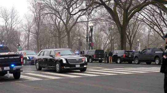 Washington’da Filistin Destekçileri Gazze Barış Kurulu Toplantısına Karşı Sokaklarda Protesto Düzenledi