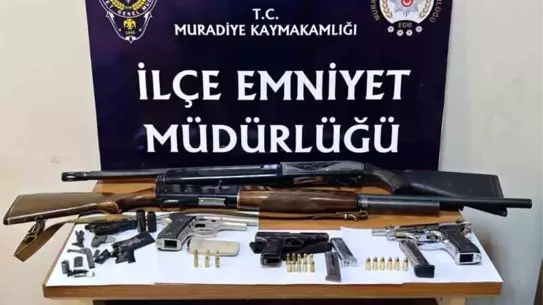 Operasyon sırasında ele geçirilen silah ve mühimmat