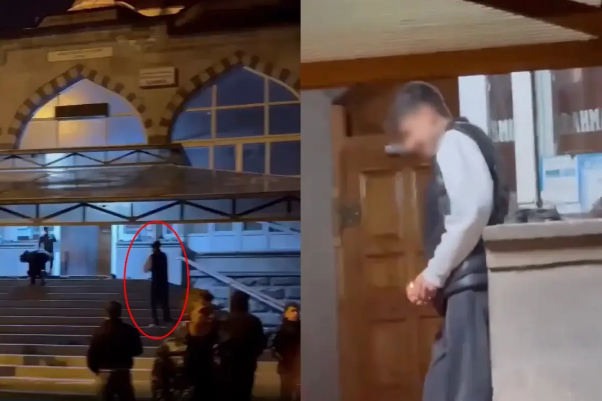 Camide teravih namazı sırasında yaşanan panik anı