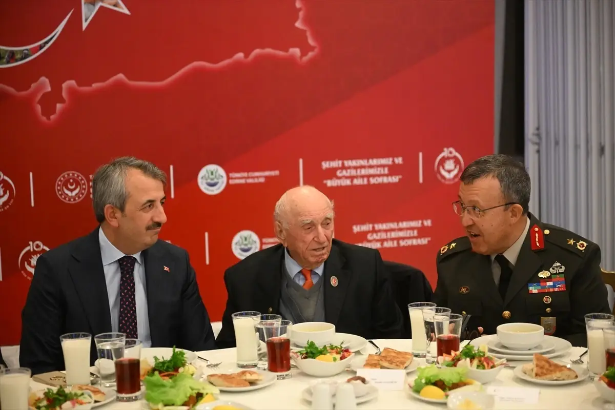 Edirne’de Ramazan’ın İlk İftarı Şehit Yakınları ve Gazilere Özel Etkinlikle Gerçekleşti