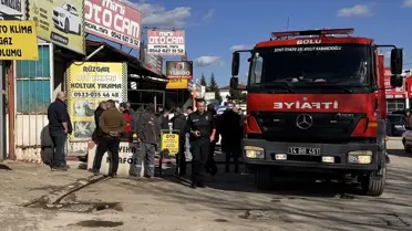 Bolu’da Oto Yıkama Dükkanında Çıkan Yangın Kontrol Altına Alındı