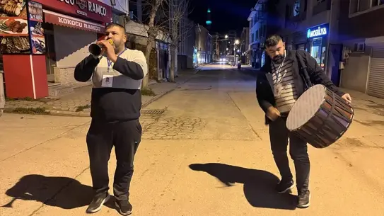 Tepebaşı'nda Ramazan Davulculuğu ile Sahur Coşkusu