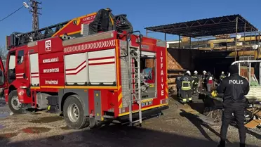 Kırklareli'de İş Yerinde Çıkan Yangın Bir İşçiyi Yaraladı