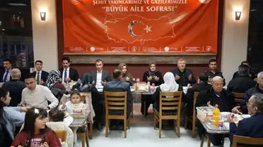 Osmancık’ta Şehit Aileleri ve Gaziler, “Büyük Aile Sofrası”nda Bir Araya Geldi