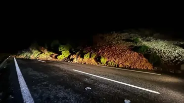 Yeniden açılan otoyolun kontrol altında trafiğe açılması