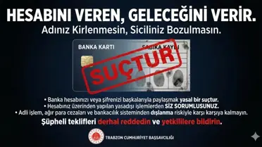 Trabzon’da IBAN Dolandırıcılığına Dikkat: Savcılık Uyarıyor